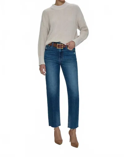 Pistola Charlie High Rise Straight Ankle Jeans In Forum Vintage In Multi