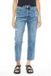 Pistola Charlie High Rise Straight Jeans In Antidote In Multi