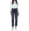 Pistola Charlie High Rise Straight Jeans In Flat Iron Vintage In Multi