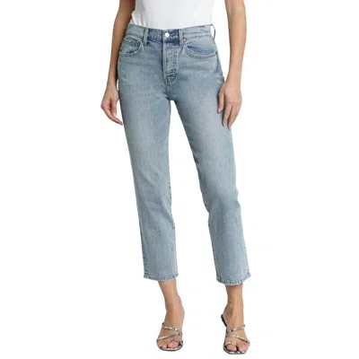 Pistola Charlie High Rise Straight Leg Jean In Crawford In Blue