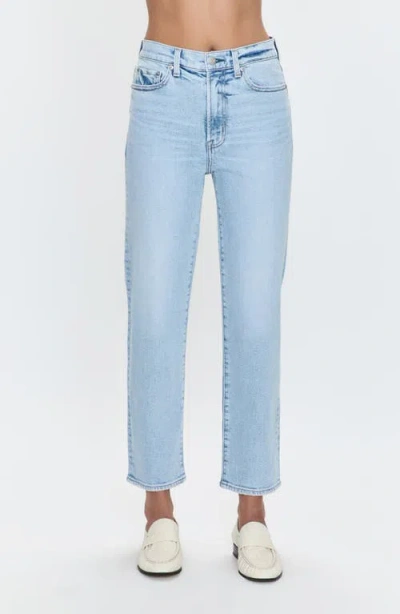 Pistola Charlie High Waist Ankle Straight Leg Jeans In Blue