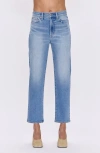 Pistola Charlie High Waist Ankle Straight Leg Jeans In Blue