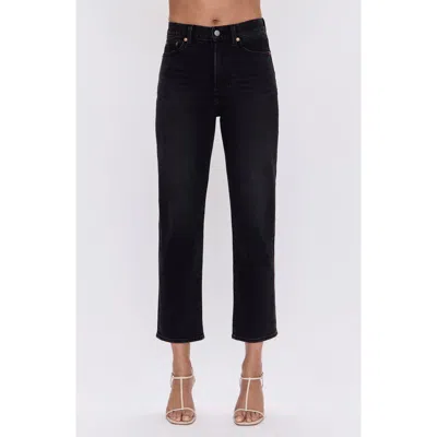 Pistola Charlie High Waist Ankle Straight Leg Jeans In Blue