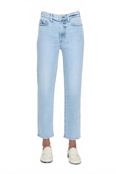 Pistola Charlie High Rise Straight Jean In Sun-kissed In Blue