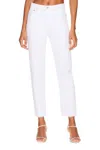 Pistola Charlie Straight Vintage Jeans In Blanca