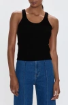 Pistola Christy Rib Tank In Black