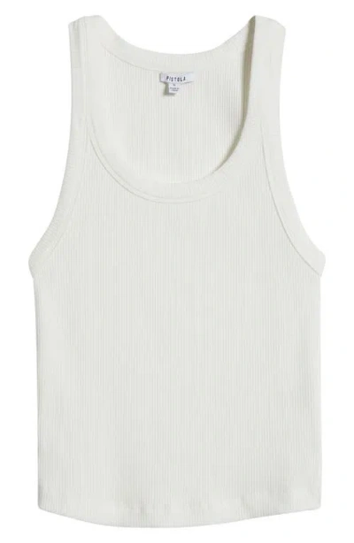 Pistola Christy Rib Tank In Le Blanc