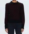 Pistola Coco Puff Sleeve Sweater In Amour