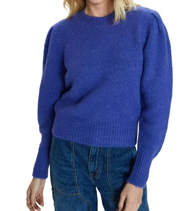 Pistola Colette Puff Sleeve Sweater In Periwinkle In Blue