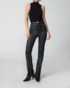 Pistola Colleen High Rise Slim Flare In Black In Black