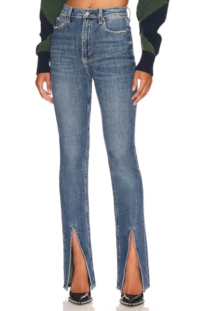 Pistola Colleen High Rise Slim Flare In Willow In Multi