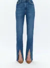 Pistola Colleen Slit Hem High Waist Slim Bootcut Jeans In Blue
