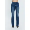 Pistola Colleen Slit Hem High Waist Slim Bootcut Jeans In Lokal