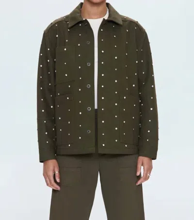 Pistola Cosette Utility Jacket In Sycamore In Green