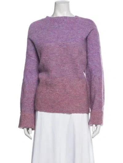 Pre-owned Pistola Cowl Neck Sweater In Purple