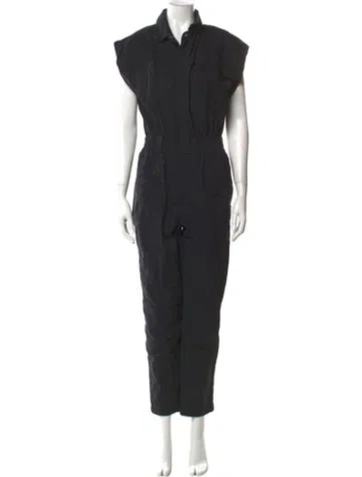 Pre-owned Pistola Crew Neck Jumpsuit In Black