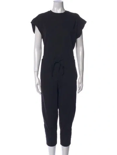 Pre-owned Pistola Crew Neck Jumpsuit In Black