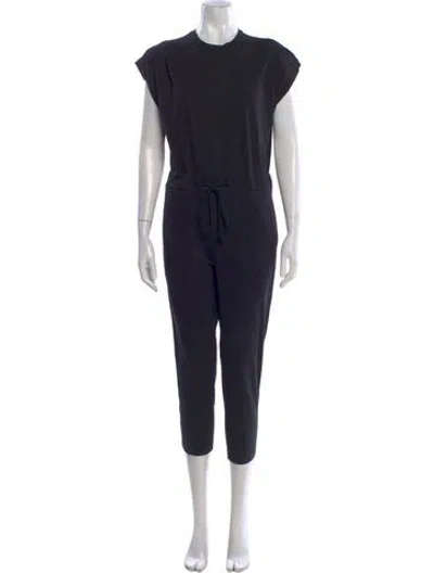 Pre-owned Pistola Crew Neck Jumpsuit In Black