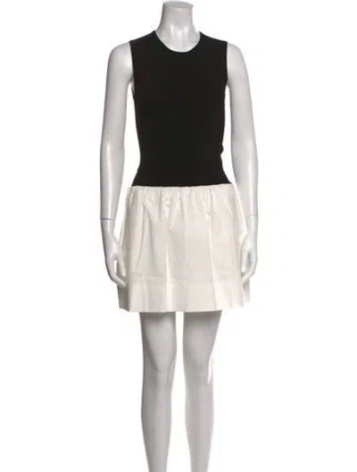 Pre-owned Pistola Crew Neck Mini Dress In Multi