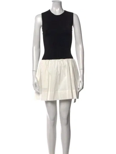 Pre-owned Pistola Crew Neck Mini Dress W/ Tags In Black