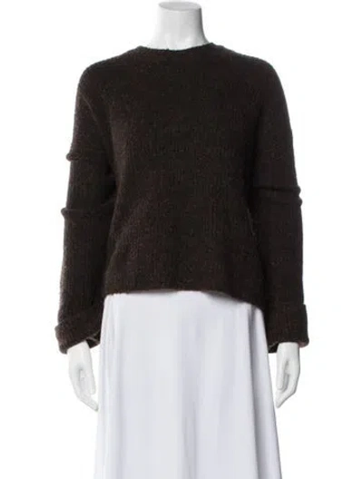 Pre-owned Pistola Crew Neck Sweater In Brown