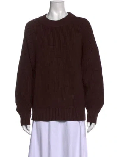 Pre-owned Pistola Crew Neck Sweater In Brown