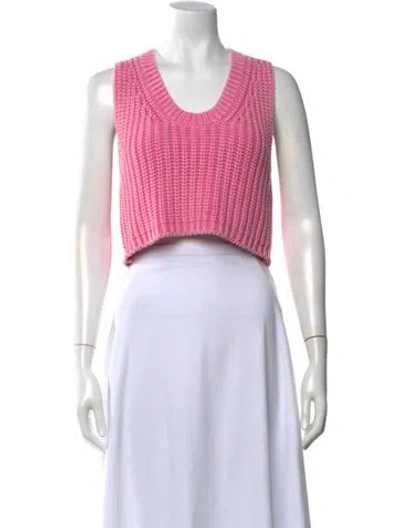 Pre-owned Pistola Crew Neck Sweater In Pink