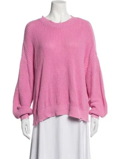 Pre-owned Pistola Crew Neck Sweater In Pink