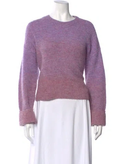 Pre-owned Pistola Crew Neck Sweater In Purple