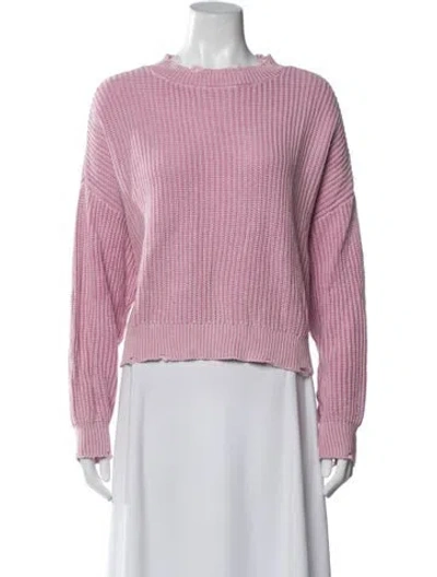 Pre-owned Pistola Crew Neck Sweater In Purple