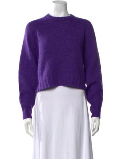 Pre-owned Pistola Crew Neck Sweater In Purple
