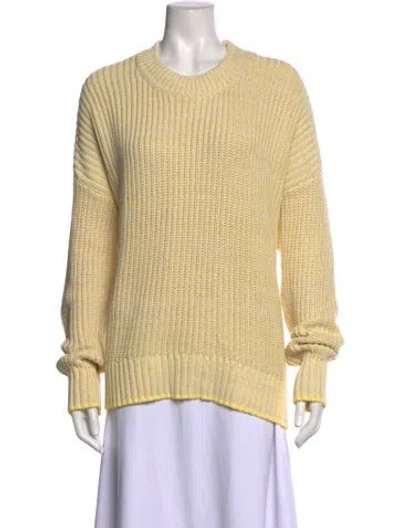 Pre-owned Pistola Crew Neck Sweater In Yellow