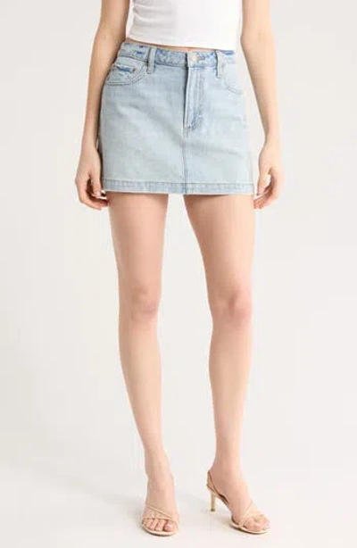 Pistola Daisy Low Rise Miniskirt In Nimes