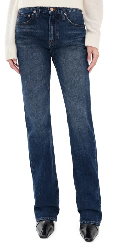 Pistola Dakota High Rise Authentic Bootcut Jeans Skyscraper In Blue