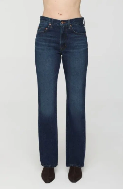 Pistola Dakota High Waist Bootcut Jeans In Blue