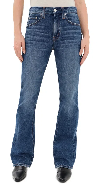 Pistola Dakota Petite Bootcut Jeans Midnight Haze In Black