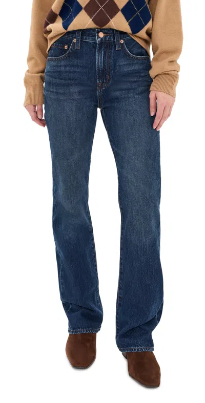 Pistola Dakota Petite Bootcut Jeans Skyscraper In Blue