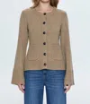 PISTOLA DANI CARDIGAN IN TOASTED WHEAT