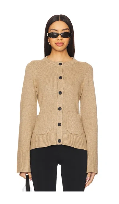 Pistola Dani Cardigan In Toasted Wheat