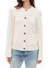 Pistola Dani Cinched Waist Sweater In Shell In Neutral