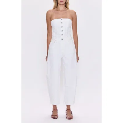 PISTOLA PISTOLA DAPHINE STRAPLESS DENIM JUMPSUIT
