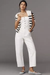 Pistola Daphne Strapless Jumpsuit In White