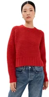 Pistola Denim Adina Sweater Rouge In Rouge
