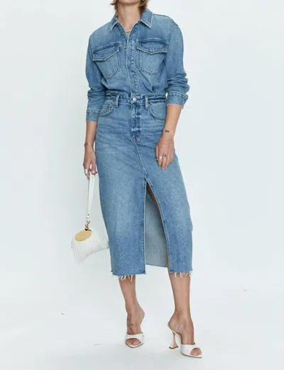 Pistola Denim Amira Midi Dress In Marcel