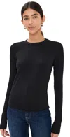Pistola Denim Bailey Long Sleeve Noir In Noir