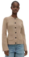 PISTOLA DENIM DANI CINCHED WAIST CARDIGAN TOASTED WHEAT