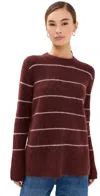 Pistola Denim Ivy Alpaca Sweater Terra Stripe In Terra Stripe