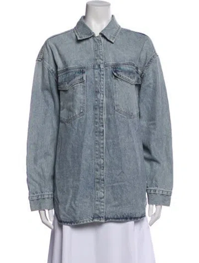 Pre-owned Pistola Denim Jacket In Blue