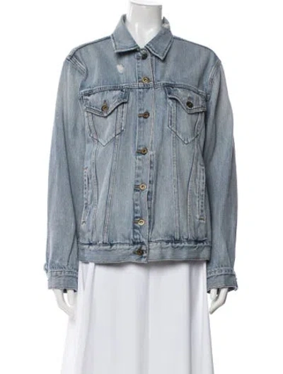 Pre-owned Pistola Denim Jacket In Blue