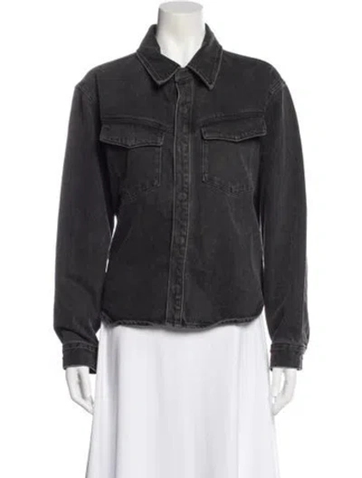 Pre-owned Pistola Denim Jacket In Gray